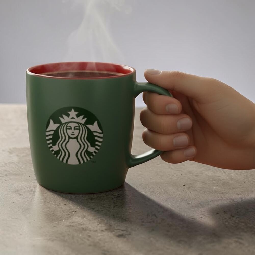 2021 Holiday Edition Starbucks Siren Mermaid Logo Ceramic Coffee Tea Mug 11oz